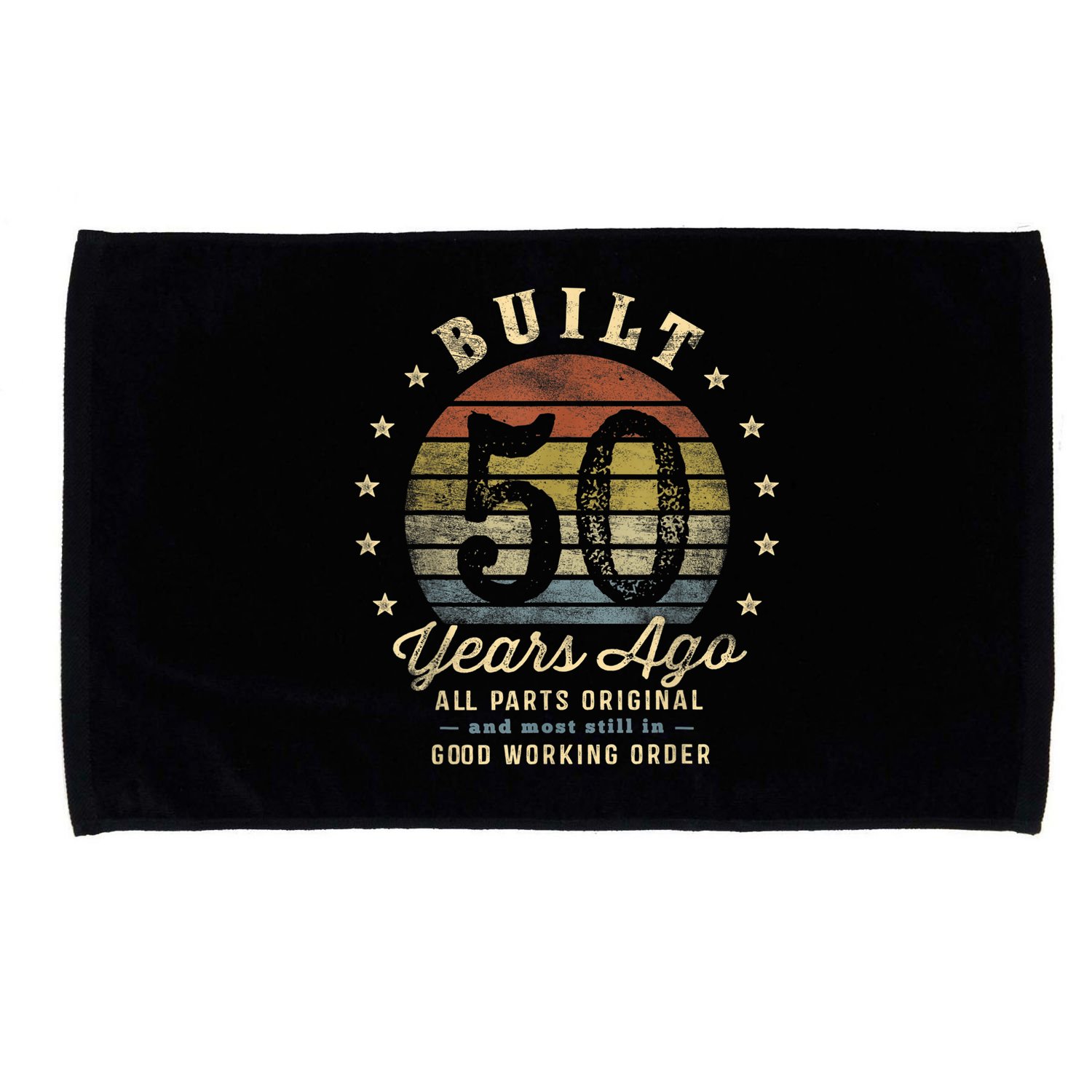 Built 50 Years Ago - All Parts Original Gifts 50th Birthday Microfiber Hand Towel
