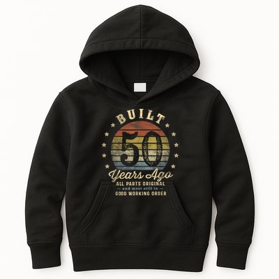 Built 50 Years Ago - All Parts Original Gifts 50th Birthday Kids Hoodie