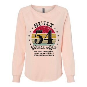 Built 54 Years Ago 54th Birthday All Parts Original 1969 Womens California Wash Sweatshirt