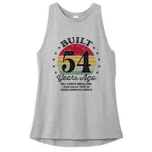 Built 54 Years Ago 54th Birthday All Parts Original 1969 Ladies PosiCharge Tri-Blend Wicking Tank