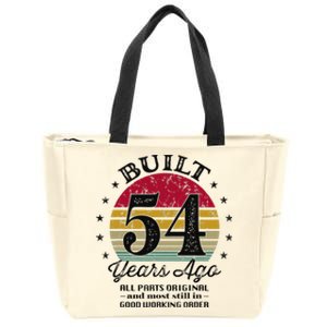 Built 54 Years Ago 54th Birthday All Parts Original 1969 Zip Tote Bag