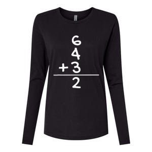 Baseball 6 4 3 Double Play Turn Two Gift Womens Cotton Relaxed Long Sleeve T-Shirt