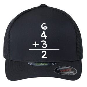 Baseball 6 4 3 Double Play Turn Two Gift Flexfit Unipanel Trucker Cap