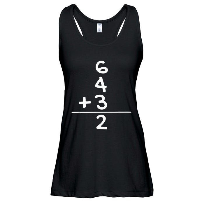 Baseball 6 4 3 Double Play Turn Two Gift Ladies Essential Flowy Tank