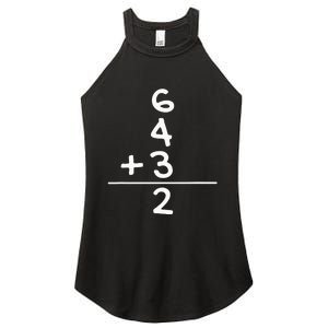 Baseball 6 4 3 Double Play Turn Two Gift Women's Perfect Tri Rocker Tank