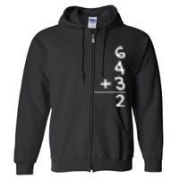 Baseball 6 4 3 Double Play Turn Two Gift Full Zip Hoodie