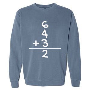 Baseball 6 4 3 Double Play Turn Two Gift Garment-Dyed Sweatshirt