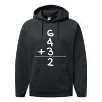 Baseball 6 4 3 Double Play Turn Two Gift mother's day Performance Fleece Hoodie