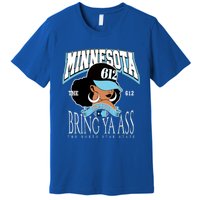 Bold 612 Afro Queen Design Minnesota Bring Ya Ass Funny Gift Premium T-Shirt