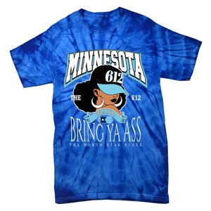 Bold 612 Afro Queen Design Minnesota Bring Ya Ass Funny Gift Tie-Dye T-Shirt