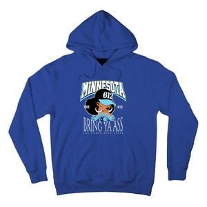 Bold 612 Afro Queen Design Minnesota Bring Ya Ass Funny Gift Tall Hoodie