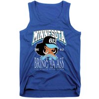 Bold 612 Afro Queen Design Minnesota Bring Ya Ass Funny Gift Tank Top