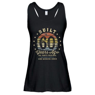 Built 60 Years Ago All Parts Original Gifts 60th Birthday Ladies Essential Flowy Tank