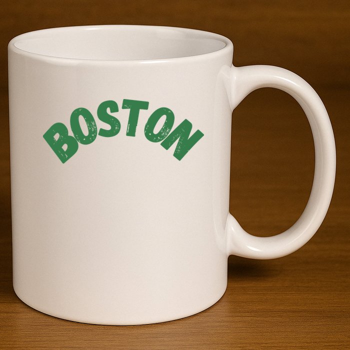 Boston 11oz C Handle Ceramic Mug