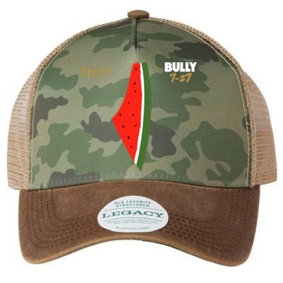 Bully 727 Palestine Watermelon Legacy Tie Dye Trucker Hat