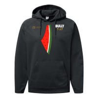 Bully 727 Palestine Watermelon Performance Fleece Hoodie