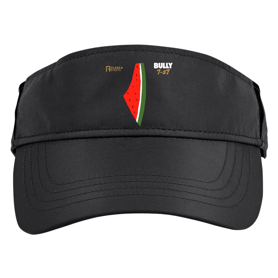 Bully 727 Palestine Watermelon Adult Drive Performance Visor