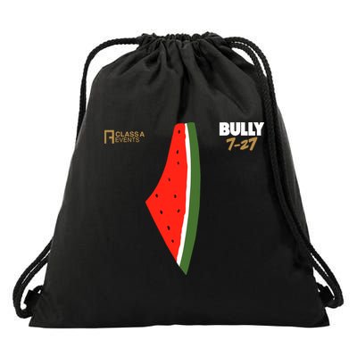 Bully 727 Palestine Watermelon Drawstring Bag