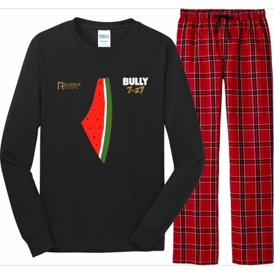 Bully 727 Palestine Watermelon Long Sleeve Pajama Set