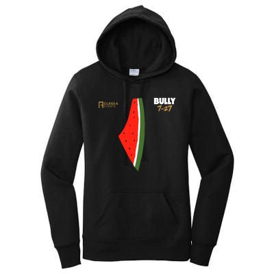 Bully 727 Palestine Watermelon Women's Pullover Hoodie