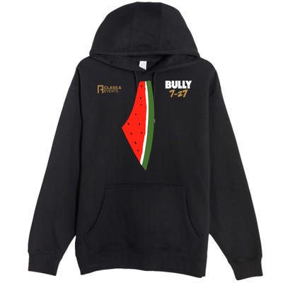 Bully 727 Palestine Watermelon Premium Pullover Hoodie