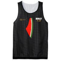 Bully 727 Palestine Watermelon Mesh Reversible Basketball Jersey Tank