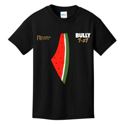 Bully 727 Palestine Watermelon Kids T-Shirt
