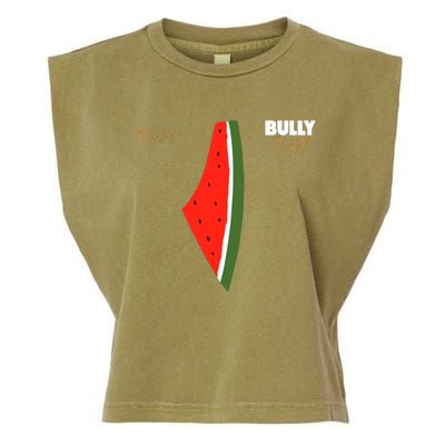 Bully 727 Palestine Watermelon Garment-Dyed Women's Muscle Tee