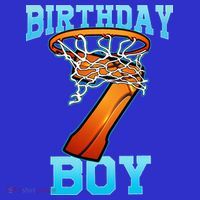 Boy 7 Years Old Gifts 8th Birthday Basketball Person Premium T-Shirt