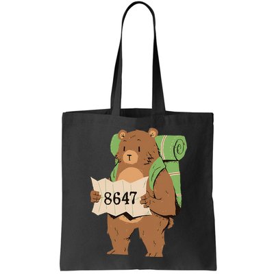 Bear 86 47 Resist Subtle Anti Trump 8647 Save National Parks Bag
