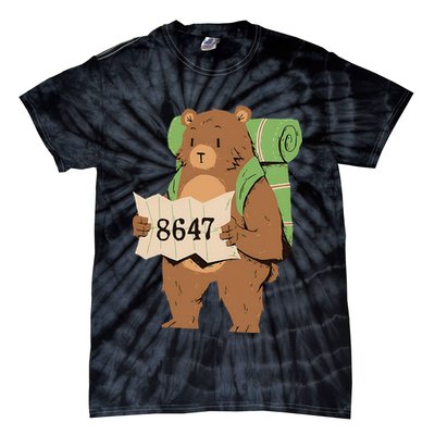Bear 86 47 Resist Subtle Anti Trump 8647 Save National Parks Tie-Dye T-Shirt