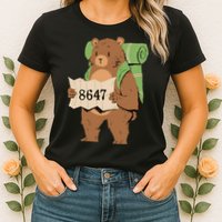 Bear 86 47 Resist Subtle Anti Trump 8647 Save National Parks Womens T-Shirt