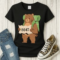 Bear 86 47 Resist Subtle Anti Trump 8647 Save National Parks Womens T-Shirt