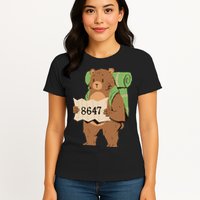 Bear 86 47 Resist Subtle Anti Trump 8647 Save National Parks Womens T-Shirt
