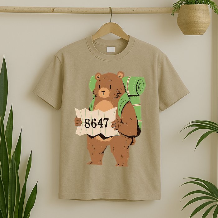 Bear 86 47 Resist Subtle Anti Trump 8647 Save National Parks T-Shirt