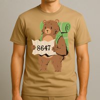 Bear 86 47 Resist Subtle Anti Trump 8647 Save National Parks T-Shirt