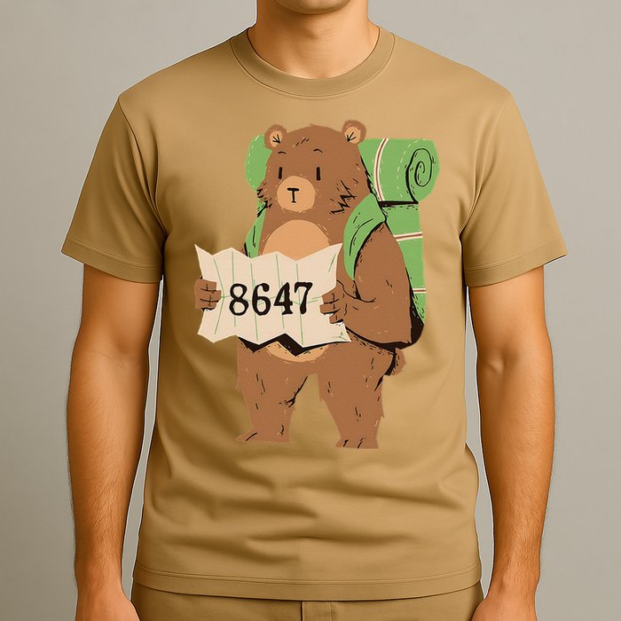 Bear 86 47 Resist Subtle Anti Trump 8647 Save National Parks T-Shirt