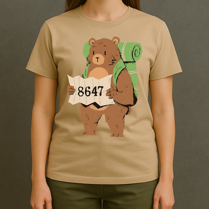 Bear 86 47 Resist Subtle Anti Trump 8647 Save National Parks T-Shirt