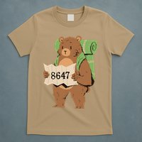 Bear 86 47 Resist Subtle Anti Trump 8647 Save National Parks T-Shirt