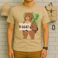 Bear 86 47 Resist Subtle Anti Trump 8647 Save National Parks T-Shirt