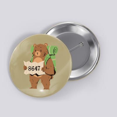 Bear 86 47 Resist Subtle Anti Trump 8647 Save National Parks Button