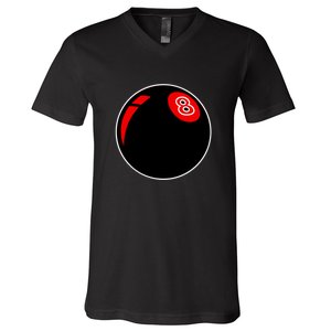 BILLIARDS(snooker) 8 Ball Billiards Dad Gift For Father’s Day V-Neck T-Shirt