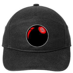 BILLIARDS(snooker) 8 Ball Billiards Dad Gift For Father’s Day 7-Panel Snapback Hat