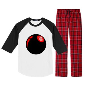 BILLIARDS(snooker) 8 Ball Billiards Dad Gift For Father’s Day Raglan Sleeve Pajama Set