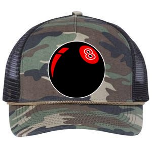 BILLIARDS(snooker) 8 Ball Billiards Dad Gift For Father’s Day Retro Rope Trucker Hat Cap