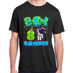 Boy 8th Birthday Birthday Astronaut Boy 8 Years Old Adult ChromaSoft Performance T-Shirt