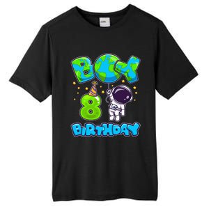 Boy 8th Birthday Birthday Astronaut Boy 8 Years Old Tall Fusion ChromaSoft Performance T-Shirt