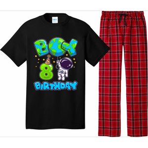 Boy 8th Birthday Birthday Astronaut Boy 8 Years Old Pajama Set