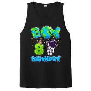 Boy 8th Birthday Birthday Astronaut Boy 8 Years Old PosiCharge Competitor Tank