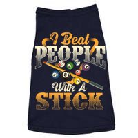 Billiards 8 Ball Pool Player I Beat People With A Stick Gift Doggie Tank